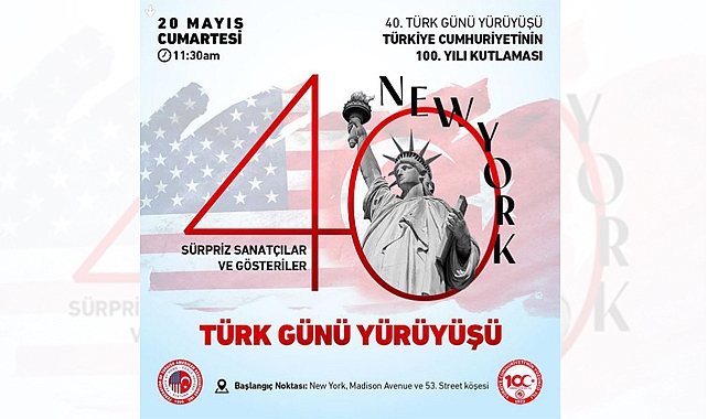 40. New York Türk Günü Yürüyüşü Ve Festivali
