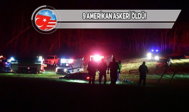 ABD Ordusuna Ait İki Helikopter Çarpıştı