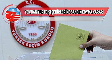 YSK, Long Island Ve South Jersey'e Sandık Koyuyor