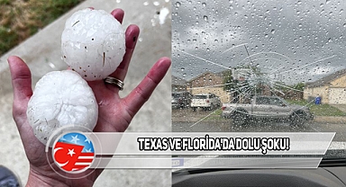 ABD'de Beyzbol Topu Büyüklüğünde Dolu Yağdı