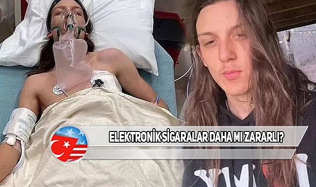 ABD'li Gencin Dört Kez Akciğeri Söndü!