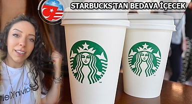 Amerika'da Starbucks'tan Bedava İçecek