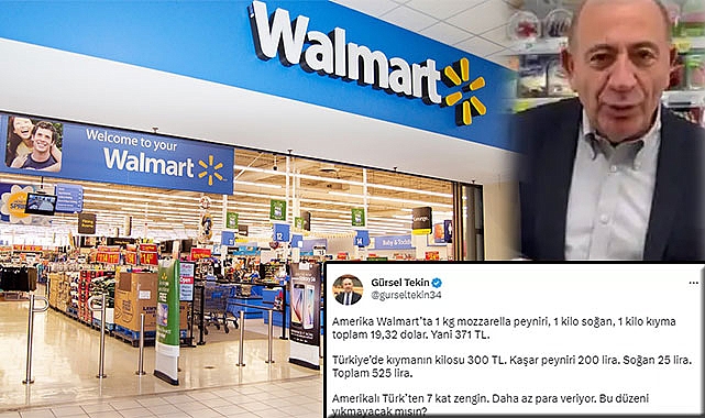 Gürsel Tekin'in Walmart Alışverişi