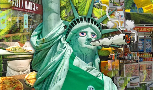 New York'ta Yasal Esrar İçen Zombi'ye Dönüşüyor
