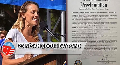 San Diego'da 23 Nisan Çocuk Bayramı İlan Edildi