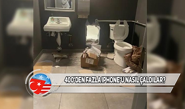 Washington'da Tuvalet Duvarını Delip iPhone Çaldılar