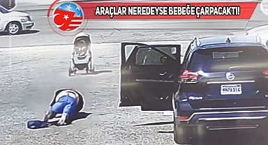 California'da Rüzgar Bebeği Arabasıyla Yola Savurdu