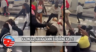 Chicago'daki Havalimanında Kadınlar Saç Saça Kavga Etti