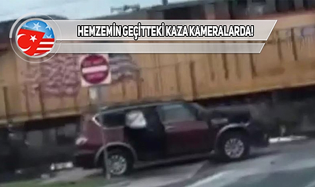 Dallas'ta Tren, Raylardaki Araca Çarptı