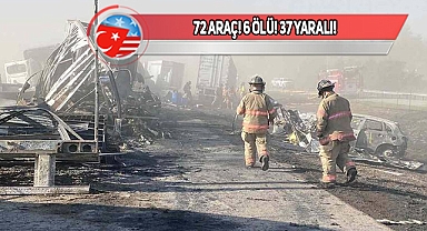 Illinois'de 72 Araçlık Zincirleme Trafik Kazası