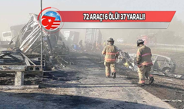 Illinois'de 72 Araçlık Zincirleme Trafik Kazası