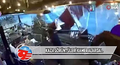 Ohio'da Feci Kaza! Araç Kafeye Daldı!