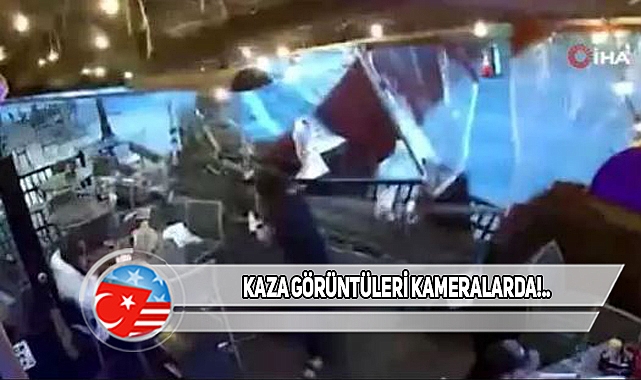 Ohio'da Feci Kaza! Araç Kafeye Daldı!