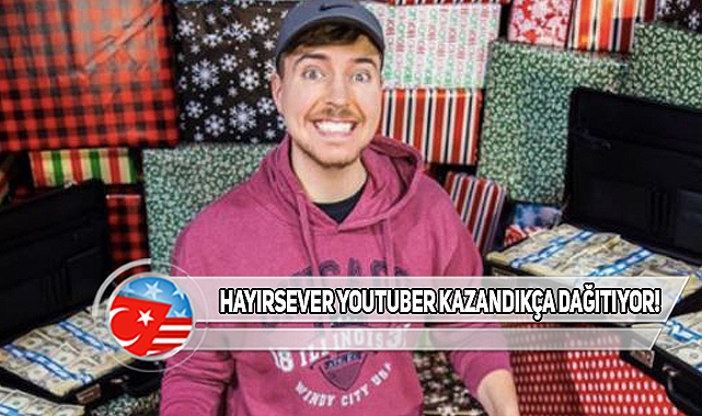 YouTuber MrBeast Doğumgününde 50Bin$ Dağıttı