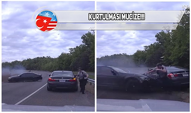 Virgina'da Trafik Polisi Ölümden Döndü