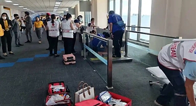 Yürüyen Banda Sıkışan Ayağı Kesilerek Kurtarıldı