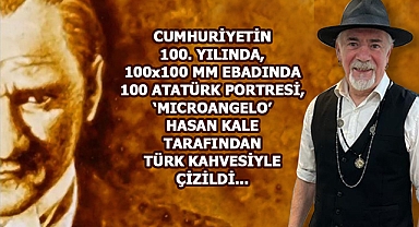 ABD'de Türk Kahvesiyle Hazırlanan Micro Atatürk Sergisi