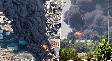 ABD'nin en büyük 3'üncü petrol rafinerisindeki yangın korkuttu: Etkisi Türkiye'de de görülebilir