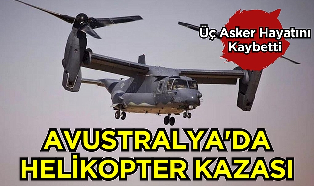 Avustralya'da Helikopter Kazası