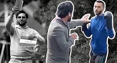 Boks eldivenli gençten, İsveç'te Kur'an yakan kişiye sokak ortasında meydan dayağı!