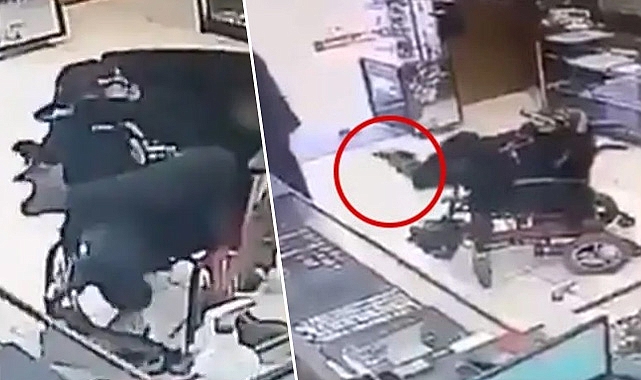 Doğuştan engelli bir kişinin, ayaklarıyla yaptığı soygun yeniden viral oldu