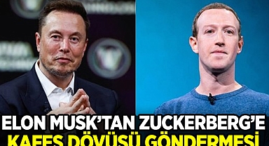 Elon Musk'tan Mark Zuckerberg'e kafes dövüşü göndermesi