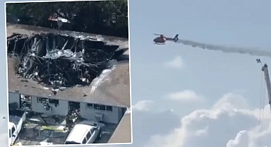 Florida'da polis helikopteri plaja düştü: 6 kişi hastaneye kaldırıldı