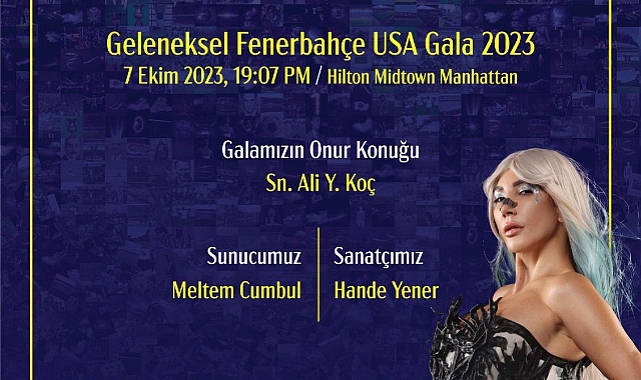 Hande Yener Ekimde USA Fenerbahçe Galasında