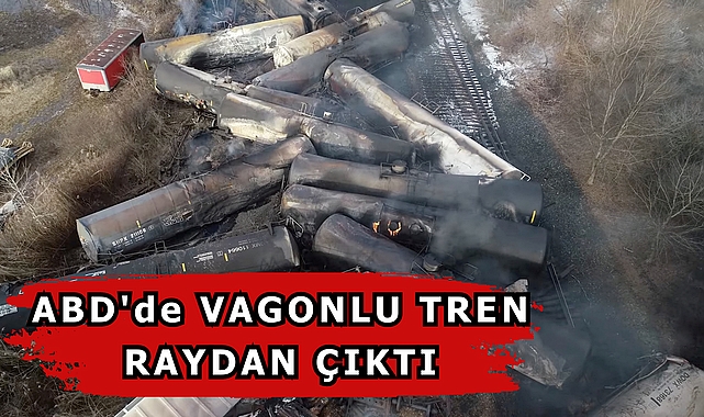 Oklahoma'da Sekiz Vagonlu Tren Raydan Çıktı