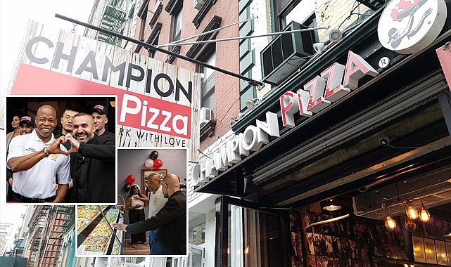 Zincire bir halka daha eklendi: Champion Pizza Brooklyn'deki ilk şubesini açtı!