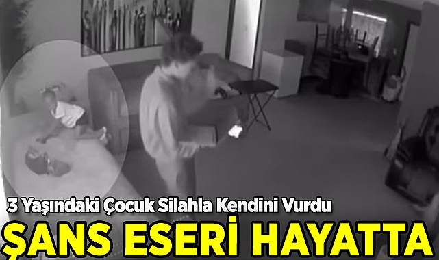 3 Yaşındaki Çocuk Silahla Kendini Vurdu