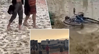 Burning Man'de acil durum ilan edildi: Çamur felaketine dikkat!