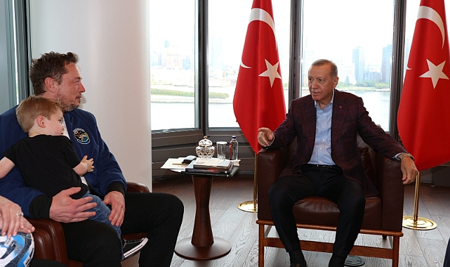 Cumhurbaşkanı Erdoğan, Elon Musk'la görüştü: Bir çağrı bir de davet!