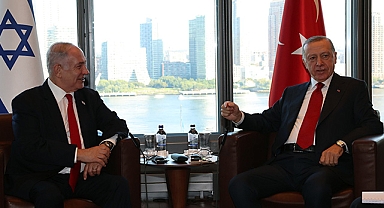 Cumhurbaşkanı Erdoğan, İsrail Başbakanı Netanyahu ile bir araya geldi