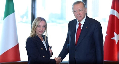 Cumhurbaşkanı Erdoğan, İtalya Başbakanı Meloni ile görüştü