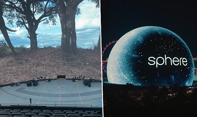 Darren Aronofsky, The Sphere'in içinden paylaştı