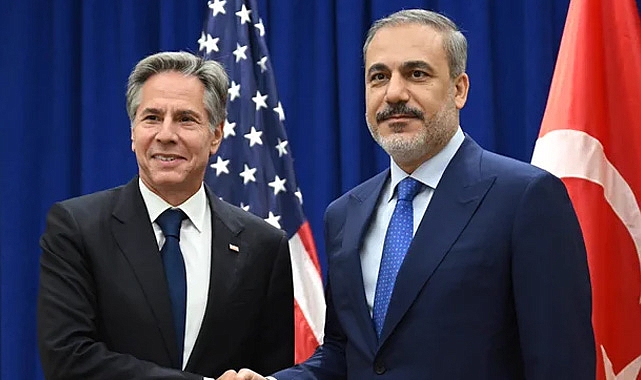 Dışişleri Bakanı Fidan, Amerikalı mevkidaşı Blinken'le görüştü