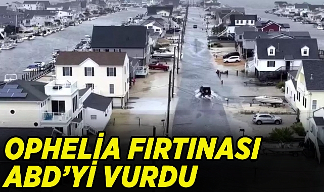 Ophelia Fırtınası ABD'yi Vurdu