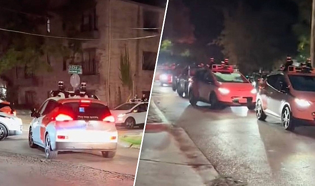 Texas'ın 'sürücüsüz araç'la imtihanı: Trafik kilit oldu!