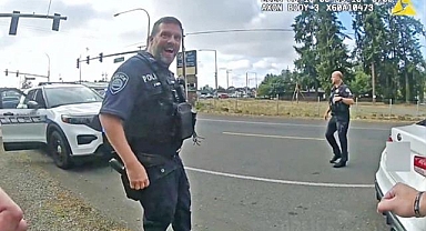 Washington'da bir polis K-9 köpeği gibi havlayarak 4 hırsızı yakaladı