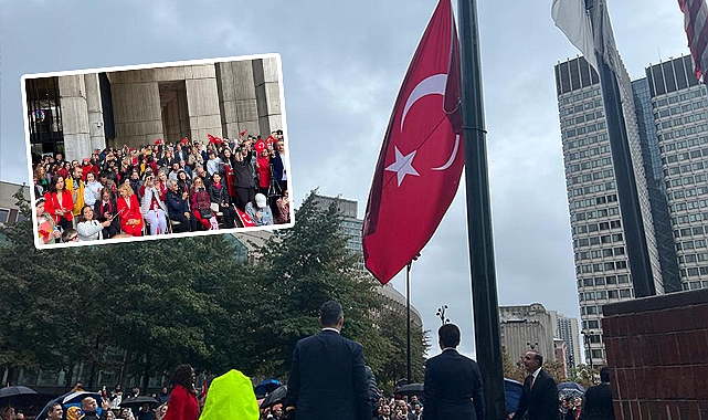 Boston'da Türk bayrağı göndere çekildi: Türk Festivali başladı