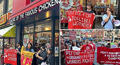 Jollibee çalışanlarından eylem: Firma kamuoyu önünde özür dilemeli!