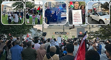 Paterson'da Filistin'e destek protestosu: Konvoy oluşturuldu, şehirde tur atıldı