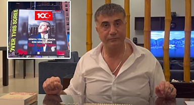 Times Meydanı'nda Sedat Peker'in Cumhuriyet Bayramı mesajı yayınlandı