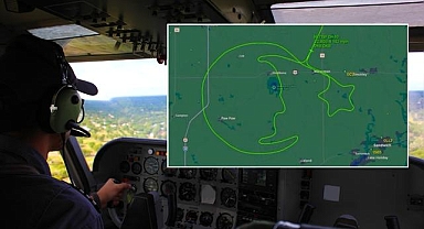 Atatürk, ABD'de gökyüzünde anıldı: Etkileyici gösteri