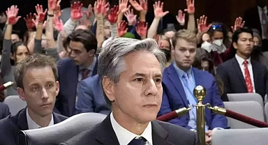 Blinken'e ABD Kongresi'nde büyük şok: Kana bulanmış ellerini havaya kaldırdılar!