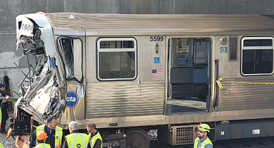 Chicago'da meydana gelen tren kazasında 23 kişi yaralandı!
