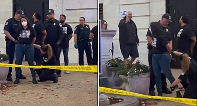 Filistin destekçisi göstericiler gözaltına alındı: Senatör Fetterman, önlerinde İsrail bayrağı salladı