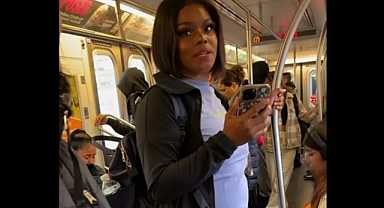 Hamile kadını metroda tekme tokat dövdü!