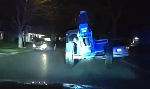 Michigan'da forklift çalan çocuk şehri birbirine kattı: Polislerden kaçamadı!